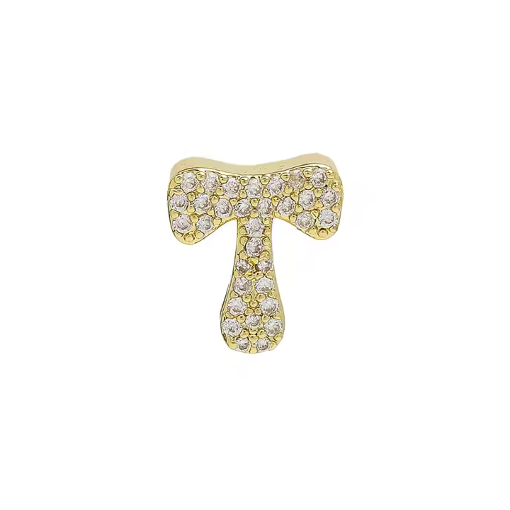 Pulseras personalizadas con 26 letras en inglés, pulseras con nombre de circonita de cristal, pulseras con letras deslizantes DIY, joyería de cumpleaños - 1