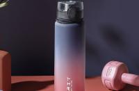 Taza de Agua Deportiva de Gran Capacidad Cambio Gradual de Color Bloqueo de Plástico de Alta Calidad Taza Portátil - details 26
