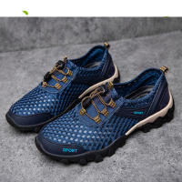Zapatos casuales de verano para hombre, transpirables, de malla hueca, con suela suave, para senderismo y deportes al aire libre - details 12