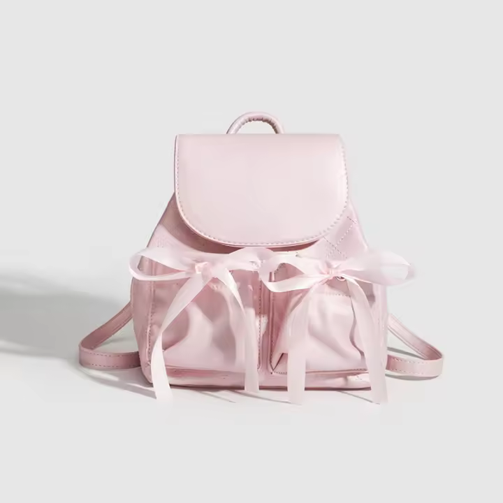 2025 Nueva Mochila Verano Moda Ballet Deportes Arco Bolsillo Mochila Mujer - 1