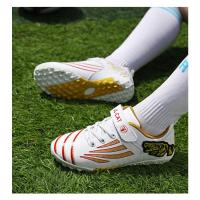 Nuevos zapatos de fútbol dorados a la moda para niños, zapatos de fútbol antideslizantes cómodos, zapatillas deportivas para niños, zapatillas deportivas para niños - details 18