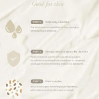 Ingredientes naturales Protector solar probiótico de arroz Protector solar suave e hidratante para pieles sensibles Protector solar hidratante para mujeres - details 5