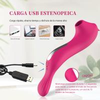 Vibrador con ventosa para clítoris silencioso 2 en 1, 10 modos, masturbador femenino, vibradores de succión de clítoris al vacío para mujeres, juguetes sexys para adultos, modo de pareja - details 8