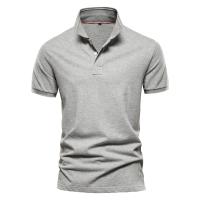 nuevos Polos de algodón para hombre, Polo clásico de Color sólido, Polo Social de negocios informal de alta calidad para hombre - details 9