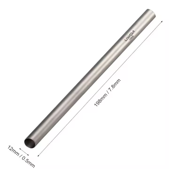 Tubo filtrante de bebidas ultraligero, PA biselado reutilizable de titanio, venta al por mayor para acampar y hacer senderismo al aire libre - 1