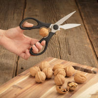 Juego de utensilios de acero inoxidable clásico de chefs set de 10 piezas con cuchara cacerola tenedor cuchillo tijeras y 4 broches para camping - details 3