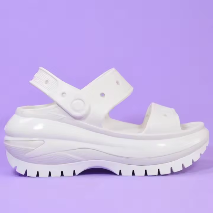 Classic Cross, Clog Mega Crush, zapatos de mujer gruesos, antideslizantes y resistentes al desgaste, sandalias de playa Breatha Cross, Crush, zapatos, resistentes al desgaste, - 1