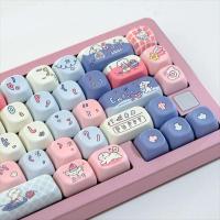 First love theme keycap QX3 Profile Five-Sided Sublimation Round ball cap for nical Keyboard Cherry MX Switches - details 2