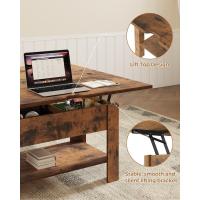 Mesa de Almacenamiento Oculto Regulable en Altura 3 en 1 Multifunción Diseño Blanco - details 24