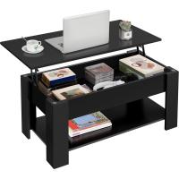 Mesa de Café Elevable y Extensible con Revistero 98x50x(41,8-56) cm Mueble para Sala de Estar y Comedor - details 63