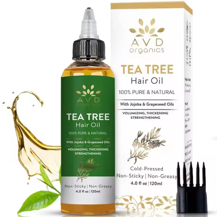 AVD ORGANICS Growth 4.05 fl oz Dr Sebi Aceite crudo orgánico de Honduras 100% puro Natural cabello más grueso y fuerte Ideal para hombres y mujeres - 1