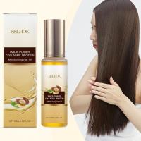 El aceite esencial de colágeno para el cuidado del cabello nutre profundamente y repara el cabello, con un brillo ligero y no graso - details 1
