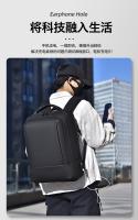 Mochila para hombres mochila de viaje de gran capacidad bolsa de computadora impermeable de 17,3 pulgadas para mujeres - details 1