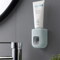 Dispensador automático de pasta de dientes a prueba de polvo, soporte de montaje en pared, juego de accesorios de baño, exprimidor de pasta de dientes - details 3
