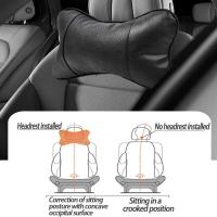Almohada de Cuello para Coche BUNO de Cuero PU Universal Alivio del Dolor de Cabeza - details 0