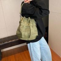 Bolso portátil con cordón para mujer, bolso cruzado informal de estilo coreano para teléfono, bolso de hombro ajustable de gran capacidad de Color sólido - details 10