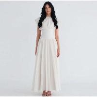 Elegante Vestido de Fiesta para Mujer Cintura Ajustada, Cuello O, Vestido Largo sin Mangas - details 6