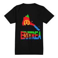 Camiseta ajustada de poliéster liso de alta calidad de 220 g con top para hombre con diseño de bandera de Eritrea - details 7