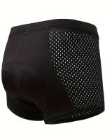 Shorts de Ciclismo Transpirables y de Secado Rápido para Hombres con Acolchado de Silicona, Tela Antidesgarro y Absorbente de Humedad para Deportes al Aire Libre, Senderismo y Entrenamiento - , Shorts de Ciclista - details 9