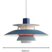 Lámpara Moderno Originalidad Minimalismo Candelabro Restaurante Sala de estar Cocina Oficina Decoración 50 cm - (Blanco) - details 27