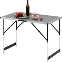 Mesa Plegable de Aluminio y Acero Ideal para Acampar, Cenar al Aire Libre, Jardín, Balcón, Fiesta de Familia, Barbacoa Muebles y Organización - details 16