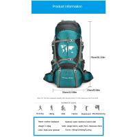 Mochila de senderismo de tela Oxford, alta capacidad, para exteriores, viajes, Camping, soporte, 75 litros - details 1