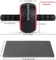 Rodillo de rueda Abdominal para ejercicio en casa, culturismo, rodillo Ab, entrenador de Fiess - details 4