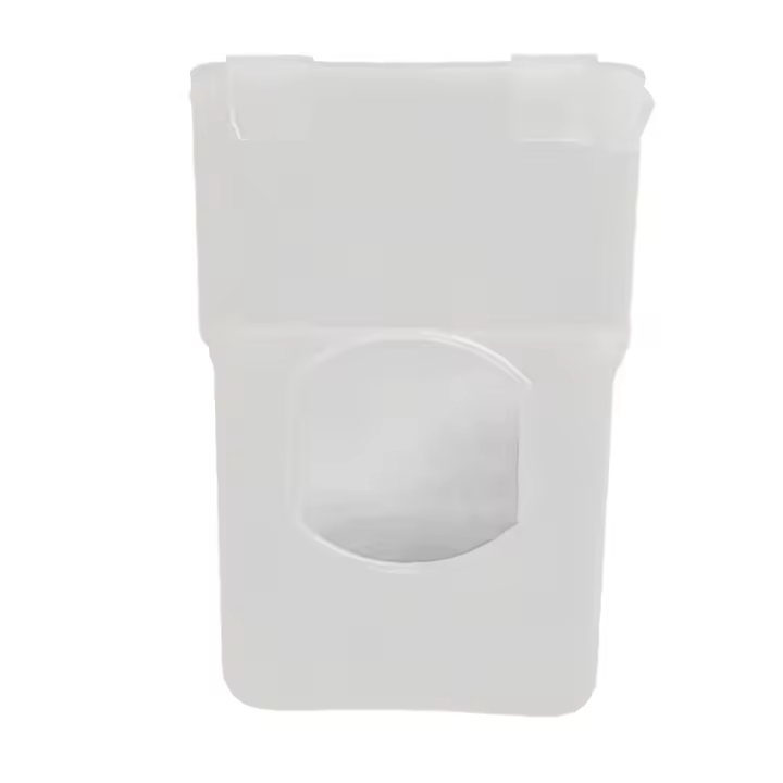Comedero automático transparente duradero para pájaros, caja de alimentación de palomas ABS a prueba de fugas desmontable con gancho, contenedor de comida para pájaros, decoración de jardín - 1
