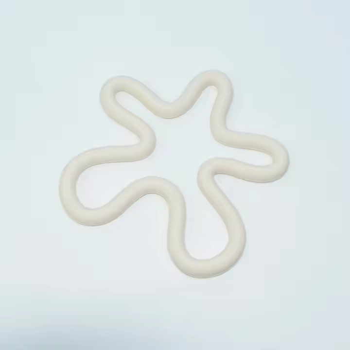 Armarios de silicona resistentes al calor, diseño geométrico antideslizante para mesas de cocina - 1