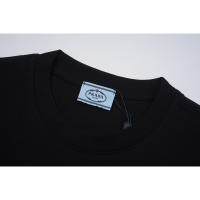 Camisa de manga corta con logotipo frontal de moda de verano de alta calidad, camiseta holgada de algodón puro para hombre, nuevo accesorio de camisa informal estilo pareja - details 2