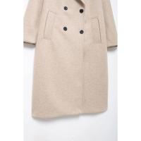 Chaqueta holgada para mujer otoño 2024 cálida, gruesa, doble abeto, manga larga, estilo - details 7