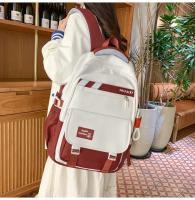 Mochila escolar de gran capacidad para niñas adolescentes, mochila grande de nailon resistente al agua para estudiantes de secundaria - details 16