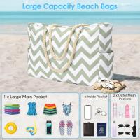 Bolsos de playa para mujer Bolso grande de playa impermeable Bolsos de playa con cremallera Bolso de piscina impermeable a prueba de arena Bolso grande - details 102