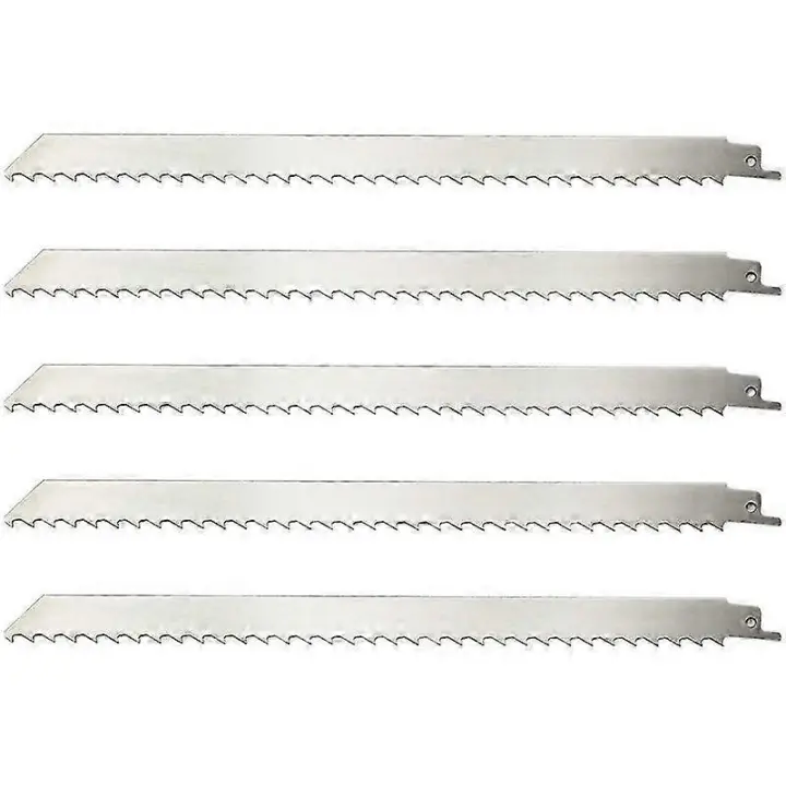 Cuchillas de Sierra Reciprocante de Acero Inoxidable Paquete de 5 12 pulgadas - 1