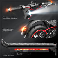 IScooter W7-patinete eléctrico plegable para adultos, patinete eléctrico de 35 KM/H, patinete eléctrico de 350W, patinete de 36V y 7,8Ah - details 9