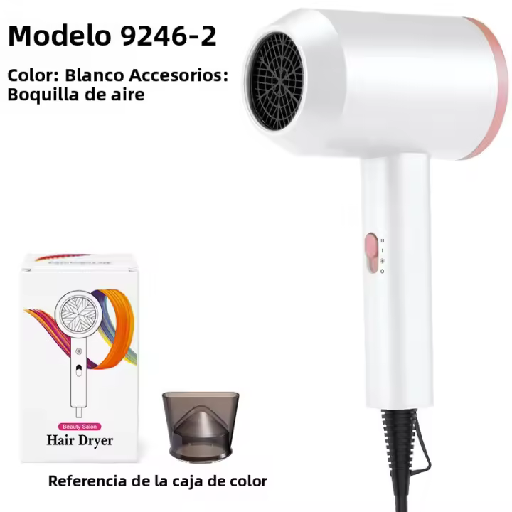 Nuevo secador de pelo portátil de alta velocidad, secador de pelo en forma de T de iones negativos para el hogar, regalo - 1