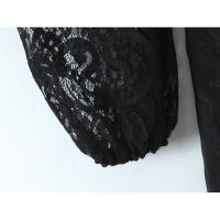 Vestidos de moda de verano 2025 para mujer, minifalda sofisticada, vestido de manga larga con volantes y cuello en V - details 6