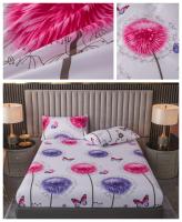 Juego de Ropa de Cama de Poliéster 100% Tamaño Rey Funda de Almohada de Ajuste 3pcs Diseño Impreso - details 10