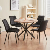 EGOONM, un juego de 4 sillas de comedor de terciopelo, patas de Metal, silla moderna y cómoda para cocina, dormitorio, sala de estar, muebles para el hogar - details 12
