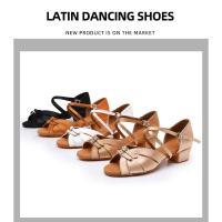 2025 Nuevos Zapatos De Baile Latino, Suela Blanda Tacón Bajo Zapatos De Baile Para Niñas, Concurso De Baile Latino Zapatos De Baile Para Niñas, Zapatos Latinos Para Niños - details 13