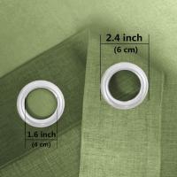 Cortinas De Ventana Gradiente Semi Transparentes Para Dormitorio Y Sala De Estar Bloqueo De Calor Sin Capa Doble Material Poliéster Modernas Con Borlas En Lado Instalación - details 26