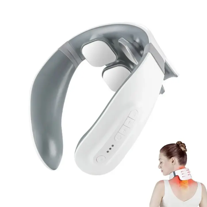 Masaje de Cuello recargable, masaje de intensidad de Pulso Eléctrico - 1