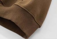 Sudadera con capucha cálida para hombre con estampado de letras y hombros esenciales holgada de diseñador de moda de lana de zorro plateado de diciembre - details 11