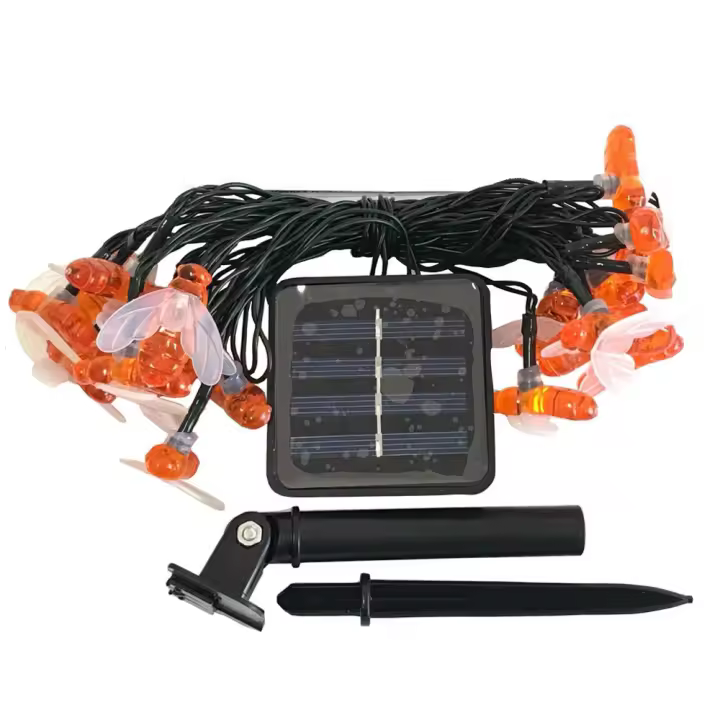 Luces de Cuerda Solar RXUNS Decoración de Abejas de Miel para Jardín al Aire Libre Impermeable - 1