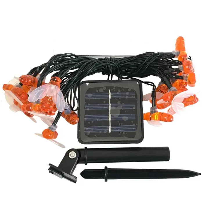 Luces de Cuerda Solar RXUNS Decoración de Abejas de Miel para Jardín al Aire Libre Impermeable - 1