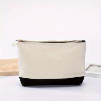 Bolsa De Maquillaje De Moda Bolsa De Almacenamiento Para Viaje Canvas Impresión De Letras Pequeño Bolsa De Almacenamiento Para Regalo De Vacaciones - details 4