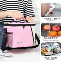 Bolsa de almuerzo aislada, bolsas de almuerzo grandes para mujeres y hombres, bolsa de almuerzo reutilizable con correa de hombro ajustable - details 24