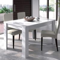 Mesa de Comedor Extensible de Madera Blanca Estilo Canadiense 140 a 190cm Ancho 90 Altura 78 - details 31
