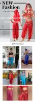 Pantalones indios para niños y niñas, ropa interior de gasa, actuaciones en escenario, práctica de baile. - details 0
