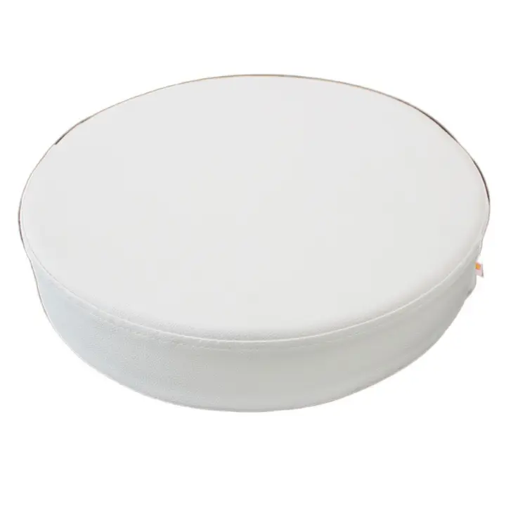 Práctico cojín redondo de cuero de estilo japonés, cojín de suelo lavable suave, cojín tapizado grueso para meditación, balcón - 1